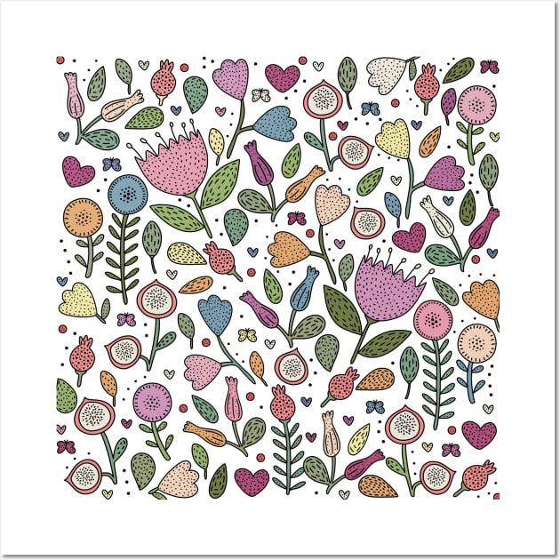 Floral pattern Wall Art by valentinahramov